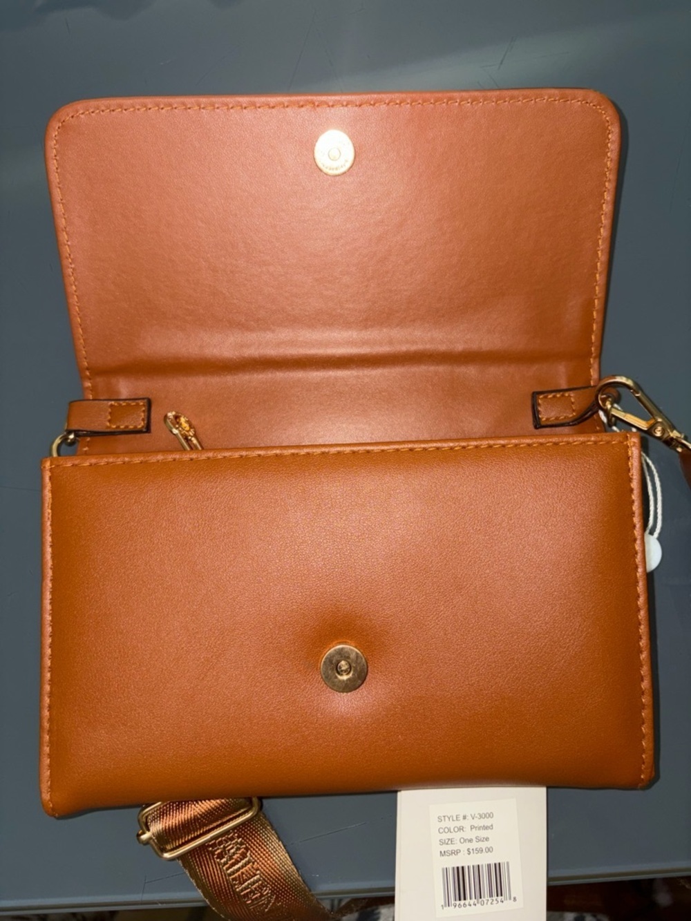 Valentino Orlandi Vegan Leather Crossbody Bag - Picture 9 of 12